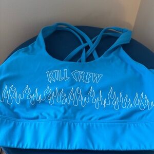 Kill Crew Electric Blue Activewear Top